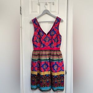 Vibrant cocktail dress